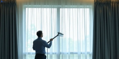 Commercial curtain stain removal service peregian-beach hotels offices restaurants